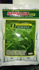 Benih kangkung ROHANA daun sedang isi 100 gr original kemasan pabrik