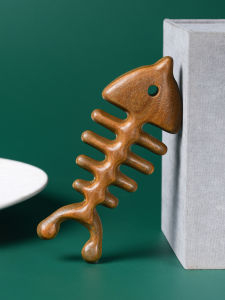 Natural Green Sandalwood Comb Full Body Massage Hair Care Tool Detangling Shampooing Brush for Head Neck Shoulder Face Eye