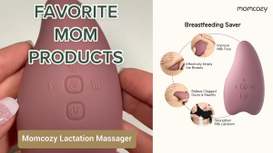 Momcozy Double 2 In 1 Warming Lactation Massager Heat & Vibration for Improve Milk Flow