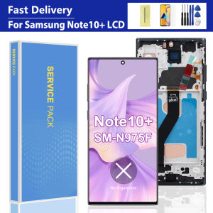 For Samsung Note10+ N975F N976F TFT Quality LCD Screen Digital Touch Screen Display with Frame for Note 10 Plus 5G