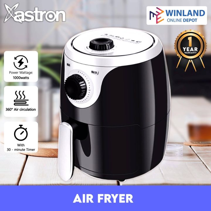 Astron by Winland 2.5L Non-Stick Air Fryer Compact Design AF-250M ...