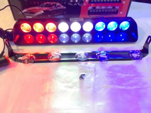 ไฟไซเรนไฟฉุกเฉินไฟแฟลชกระพริบไฟLED ติดกับกระจกในรถยนต์12V   รุ่น F1