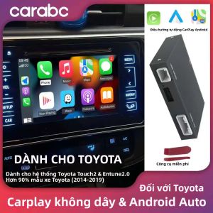Mô-đun Carplay Không Dây Và Android Auto Dành Cho TOYOTA RAV4 Corolla Tacoma Camry CHR Tundra Highlander Prius 4Runner Yaris - Kết Nối Ô Tô