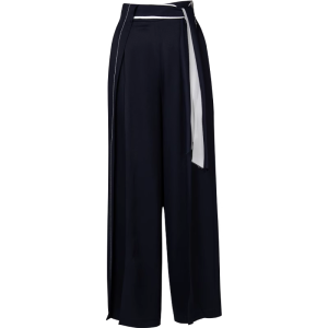 Womens Designer Fall Wide-leg Pants