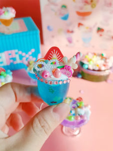 Kids Handmade DIY Cream Glue Sweet Cup Ingredients Ice Cream Ice Cream Boys and Girls Birthday Gift Toy