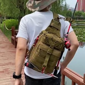 🌟2025มาใหม่! มี 🌟กระเป๋าเป้ เป้เดินป่า เดินป่า ตกปลา กระเป๋าทหาร กระเป๋า tactical กระเป๋า backpack เป้ tactical Shoulder Backpack for men and women. กระเป๋าเป้ผู้ชายความจุขนาดใหญ่ คุณภาพดีใช้ได้ทน