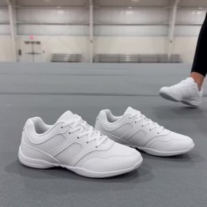 Cheerleading shoes Womens modern jazz shoes Aerobics light girl dance shoes Fitness sports shoes 2128