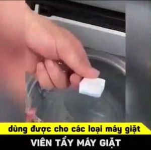 Viên Tẩy Vệ Sinh Lồng Máy Giặt Diệt Khuẩn Và Tẩy Chất Cặn Lòng Máy Giặt Hiệu Quả  tramanhshop