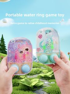 Classic Retro Baby Gift Prize Pressing Circular Water Machine Educational Childrens Game Toy Portable Outdoor Traditional Toy