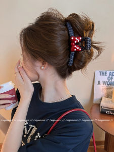 คลิปหนีบผมลายจุด โบว์ผีเสื้อ ขนาดใหญ่ น่ารัก สำหรับผู้หญิง คลิปหนีบผมรูปฉลาม หนีบผมสำหรับผมยาว ตกแต่งผม คลิปหนีบผม