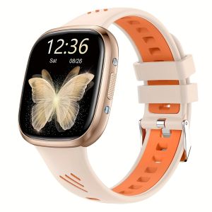 Womens Smart Watch with HD Display 300mAh Battery Wireless Calls 100+ Sports Modes Weather Forecast Music Playback Compatible with Android/ios Modern DesignReal-Time Translation Voice Assistant Perfect for Couples Back to School Season