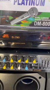 NEW SPK 80 SPEAKER W/ AMPLIFIER AND KARAOKE PLAYER 50W RMS