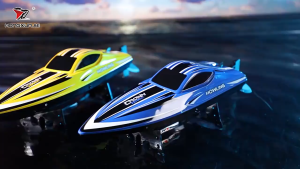 rc boat brushless HJ818 PRO 2.4ghz 55kmh automatic flip mainan remote kapal laut