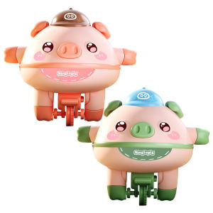 【New Arrival】Balance Pig Novelty Tightrope Walking Tumbler Interesting Unicycle Toys Unicycle Robot Electric Toy Gifts for Boys Girls