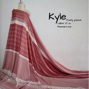 Kain Maxmara luxury Motif Kayle Ethnic untuk couple sarimbit keluarga Dress tunik Gamismukena