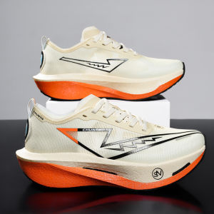 Zhi Jing 3rd Generation Full-Palm Carbon Plate Running Shoes Breathable Professional Marathon Race Shoes Shock Absorption Rebound