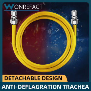 Stainless Steel High-Pressure Gas Hose Explosion-Proof Gas Hose Corrugated Gas Pipe Natural Gas Hose Metal Gas Pipe