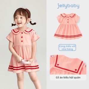 Jelly Baby | Đầm Công Chúa Cho Bé Gái Mùa Hè Kiểu Học Đường Cổ Polo Tay Ngắn