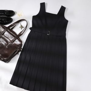 Sakura Family JK Uniform Basic Plaid Skirt Dress Autumn Winter Womens School Uniform Sensation Short Sleeve Polyester Dress