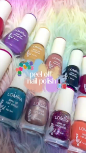 LOMIRA Peel Off Nail Polish 8ml | Cat Pewarna Kuku Kutek