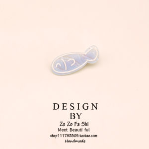 Cute Cartoon Small Fishbone Barrettes Summer Side Bang Hairpin Womens Acetate Forehead Broken Hair Duckbill Clip Headdress