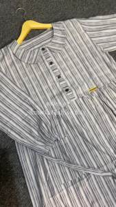 Gamis Raya Motif Haruka Kerah Depan Kancing Busui Friendly Wanita Remaja Dewasa Muslim Terbaru