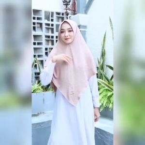 HAJENA - KHIMAR MONYRA SIZE L JILBAB INSTAN SOFT PET ANTEM CRINKLE PREMIUM KERUDUNG SYAR:I
