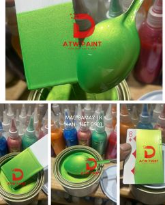 Màu camay xanh két - Sơn auto lacquer 1k code D901 - Lon 1kg