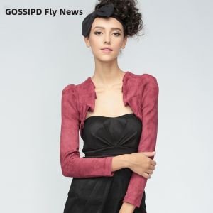 GOSSIP.D | Elegant Short Sleeve Womens Fashion Outerwear Shoulder Shawl Top With Skirt Long Sleeve High Quality Spring Autumn New Style