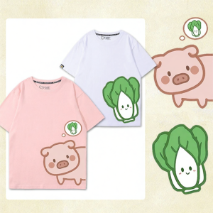 senwdsi | Humorous Print Loose Fitting Summer Cotton T-Shirt