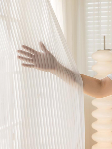 High Quality White Sheer Curtain with Grommet Elegant Curtains for Home/Hotel/Office 5/7/8ft B1T1