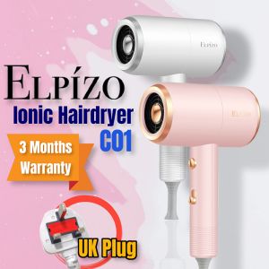 Elpizo - Professional Blue Light Ionic Hair Dryer / Water Ion Hair Dryer / Negative Ion Hair Dryer / Hair Dryer / Pengering Rambut
