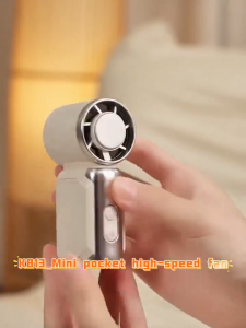X688 mini fan Rechargeable Portable fan handheld 0-100 Level Speed wind Adjustment led screen display Mini turbo Fan