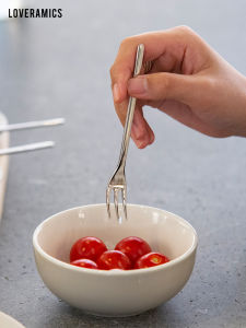 Bàn Tiệc Chiều Tối Bằng Thép Không Gỉ Loveramics Love Porcelain Bánh Kem Quà Tặng Trái Cây Bánh Bánh Mì Nĩa Cà Phê Bánh Quy Nĩa Cà Phê