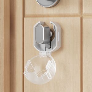 EUDEMON | Baby Safety Door Lock Prevents Reverse Locking Child Proof Door Protector Cover Baby Proofing Essential For Peace Of Mind