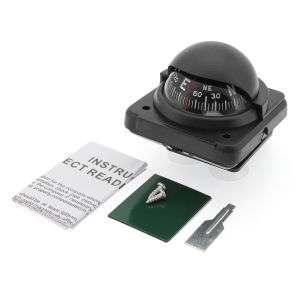 RYSJM | La Bàn Mini Đa Năng Xoay Chỉnh Được Hình Cầu Hướng Dẫn Sử Dụng Trên Bảng Điều Khiển Cho Thuyền & Xe Phụ Kiện Ô Tô
