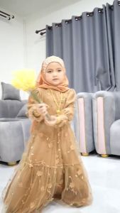 เดรสเด็ก ชุดเดรสเด็กมูลคอม เดรสคูณู ชุดหนูเดรสเด็ก มิตร M-3XL ดอกน่ารักมากๆ