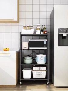 🇸🇬 🔥 Koala Home Folding Kitchen Storage Rack/Shelf Installation-Free with Wheels/Foldable Kitchen Storage Rack/Shelf