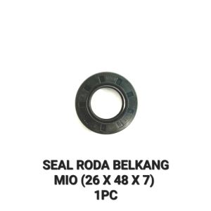Seal Roda Belakang Mio (26x48x7) - Sil Sel Siel Karet Roda Ban Nap Ger Gear Ger Belakang Yamaha Fino Mio Karbu Lama Old Mio Sporty Mio Soul Karbu Mio Smile Batman Mio New