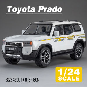 LEO 1:24 Toyota Prado LC250 Diecast Model Car Alloy Cars Toys Collection Gift For Kids Boy Girl