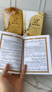 PAKET 10 BUKU Buku Yasin dan tahlil custom lengkap foto almarhum 40 hari 100 1000 hari zinia 4