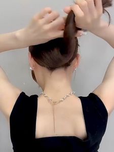 Jepit Rambut Korea Jedai Huruf Besar Wanita Elegan High Quality Impor