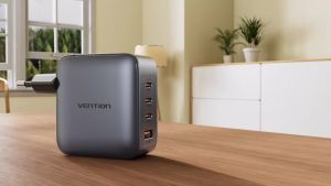 Vention | Vention 100W GaN USB C Fast Charger Charger Quick Charging For iPhone 17 16 15 Pro Max iPad Tablet Xiaomi GaN Charger