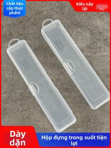 MRUN | Portable Dustproof Utensil Storage Box Transparent