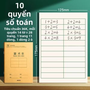 deli | Sách Luyện Tập Tiếng Anh Đặc biệt cho Học Sinh Bìa Cứng Thân Thiện với Mắt