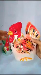 Celengan ayam tanah liat premium celengan target jutaan ukuran standar murah garansi pecah ganti baru atau uang kembali kado ultah anak unik karakter