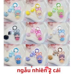 TOPTOY | Móc Khóa Thú Bông Monchhichi Dễ Thương Phụ Kiện Túi Xách Nhân Vật Monkiki Phong Cách Hiện Đại Tượng Nhỏ Silicon Đồ Sưu Tầm Làm Quà Tặng Sinh Nhật