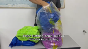 Clothes Vacuum Bag Air Tight For Travel And Storage Save 75% Space