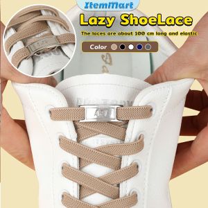 ItemMart 1 Pair Elastic No-Tie Lazy ShoeLace Lock Laces Kids Adult Outdoor Sneakers Size 100cm