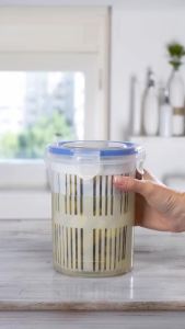 Hộp Đựng Dưa Chua Bằng Nhựa Không Chứa BPA Có Rổ Thoát Nước - Hộp Lên Men Kín Khí Dùng Để Đựng Dưa Chua Và Salad Giải Pháp Lưu Trữ Nhà Bếp